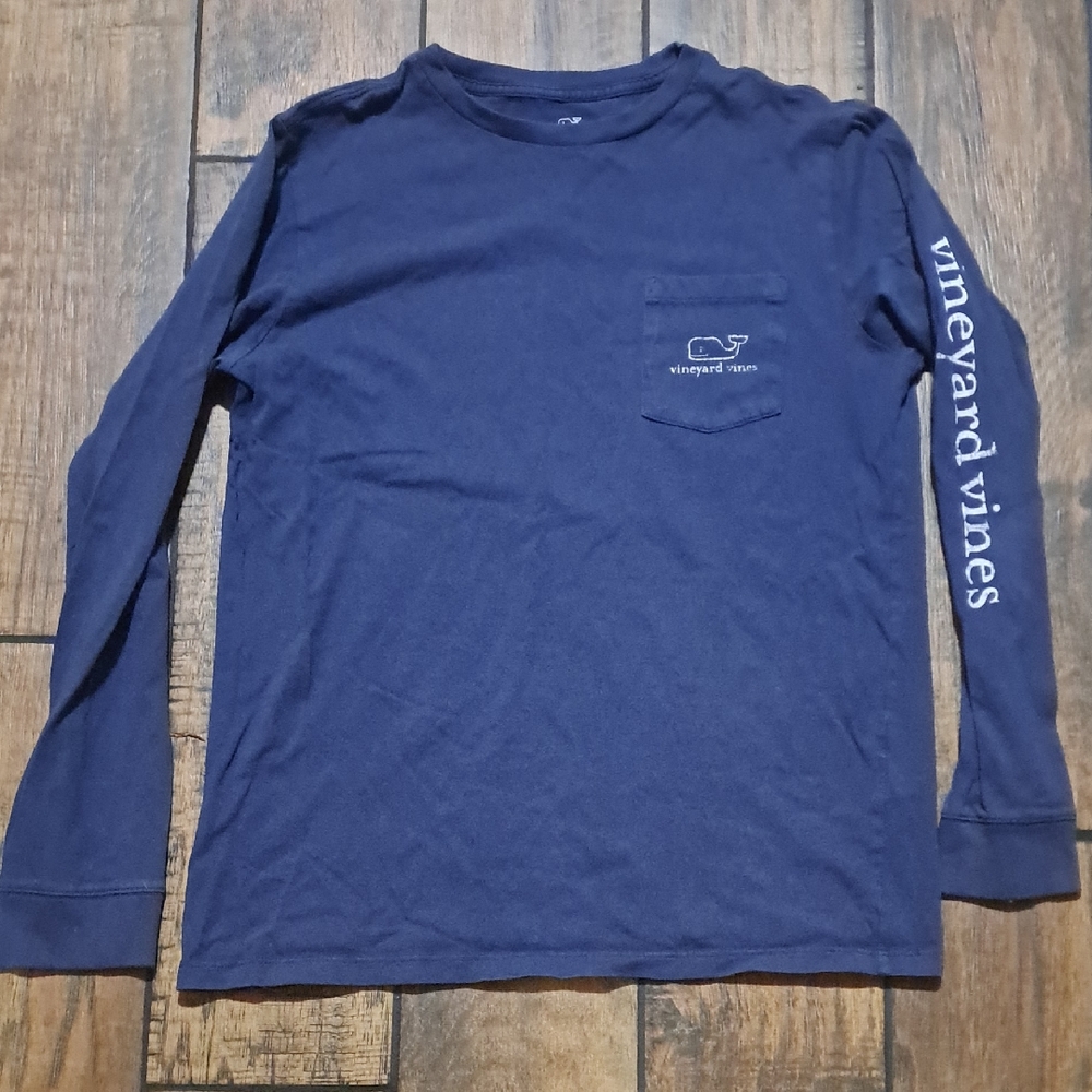 Vineyard Vines Kids' Blue Long Sleeve Tee